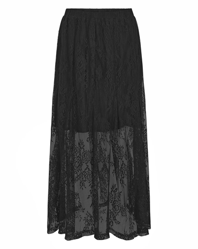 Soft Rebels - SRLaurel Midi Nederdel - Black